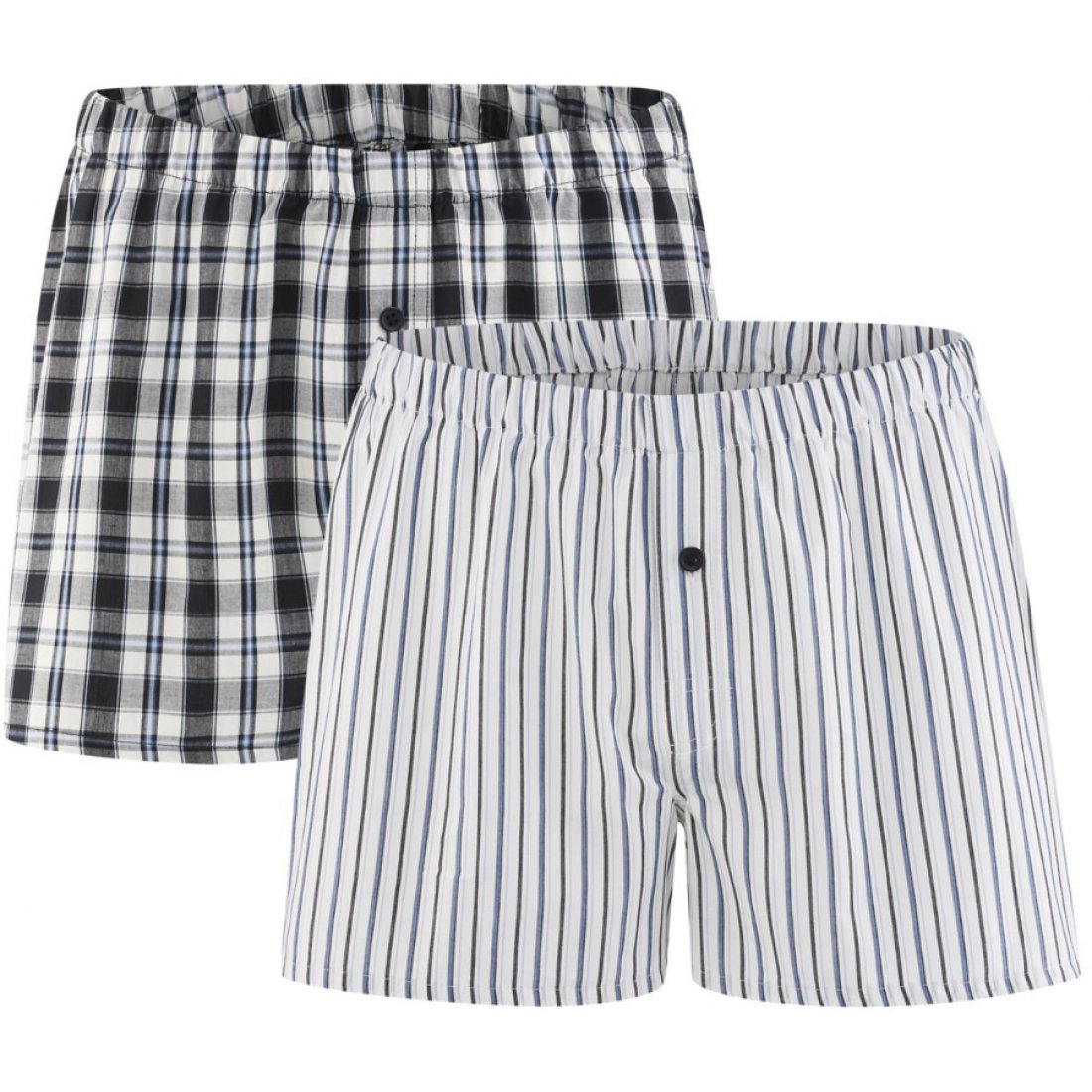 Organic Cotton Woven Gregor Boxer Shorts - Pack of 2 - Natural ...