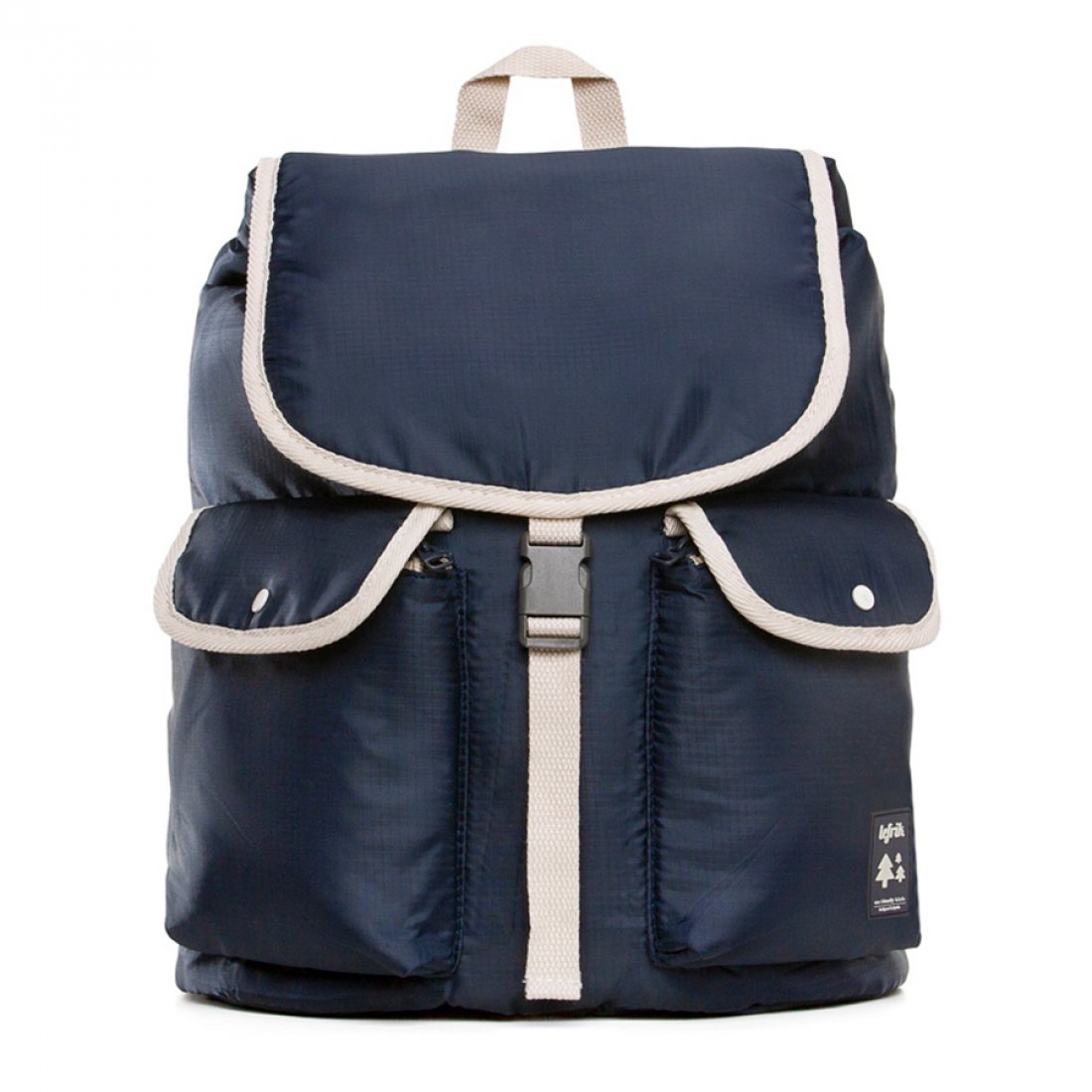 Lefrik Navy Knapsack - Lefrik - Natural Collection