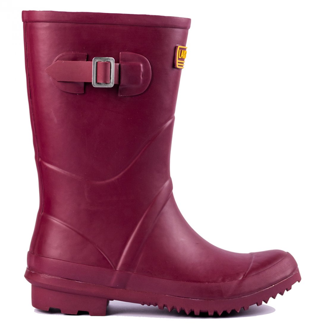 Lakeland Short Wellington Boots - Burgundy - Lakeland Footwear