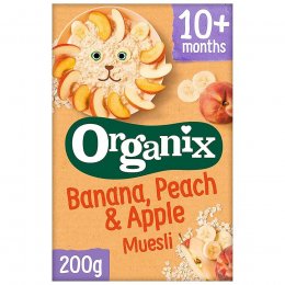 Organix Banana, Peach & Apple Muesli - 200g