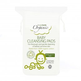 Simply Gentle Cotton Baby Pads Rectangular - 60 Pads