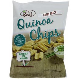 Eat Real Quinoa Chips - Sour Cream & Chives - 80g.
