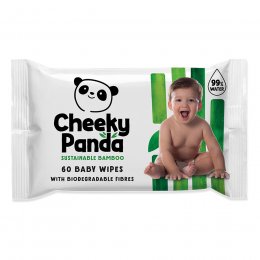 The Cheeky Panda Biodegradable Bamboo Baby Wipes - 60 Wipes