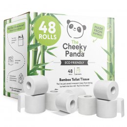 The Cheeky Panda Bamboo Toilet Tissue - 48 rolls