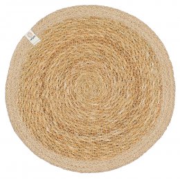Round Seagrass & Jute Tablemat