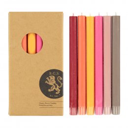 Fair Trade Eco Dinner Candles - Warm - Pack of 6