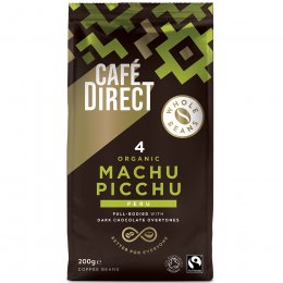 Caf�direct Fairtrade Organic Machu Picchu Coffee Beans - 200g