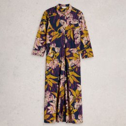 White Stuff Rua Organic Jersey Shirt Dress