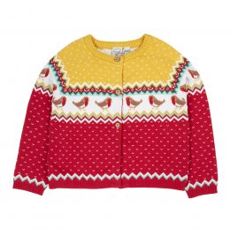 Frugi Festive Carol Cardigan