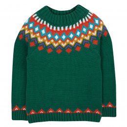 Frugi Holly Green FYFE Knitted Jumper