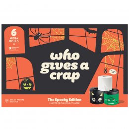 Who Gives a Crap The Spooky Halloween Limited Edition Extra Soft Bamboo Toilet Tissue - 6 Mega Rolls
