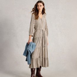 White Stuff Clementine EcoVero Midi Dress