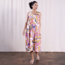 Nomads Maratonga Print Midi Dress