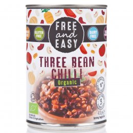Free & Easy Three Bean Chilli 400g
