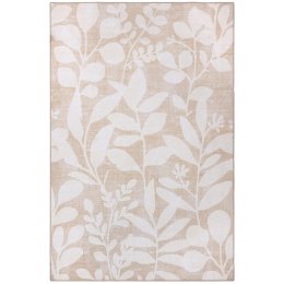 Eco-Washable Natural Eden Leaves Rug - 160 x 230cm