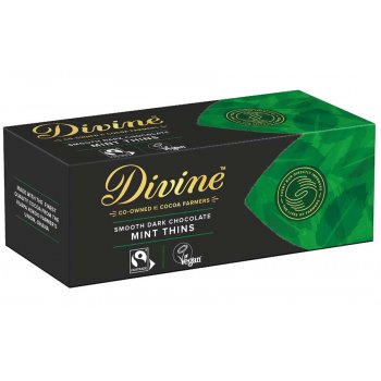 Divine Dark Chocolate Mint Thins - 200g