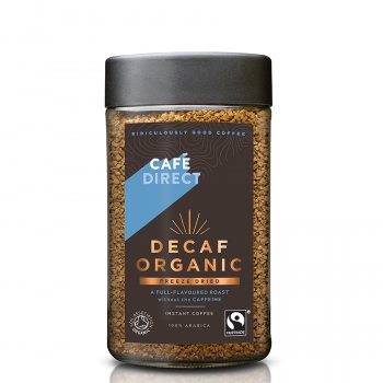 Cafedirect Classics Organic Roast Decaffeinated Instant Coffee - 100g