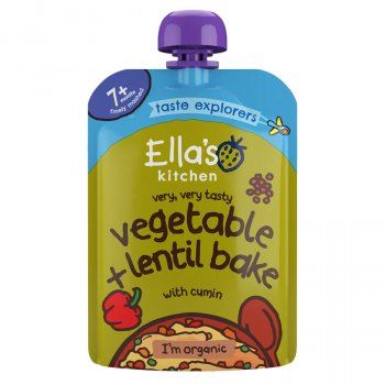 Ellas Kitchen Vegetable and Lentil Bake - 130g