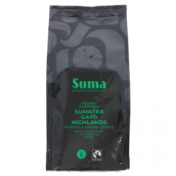 Suma Fair Trade Sumatra Ground Coffee 227g