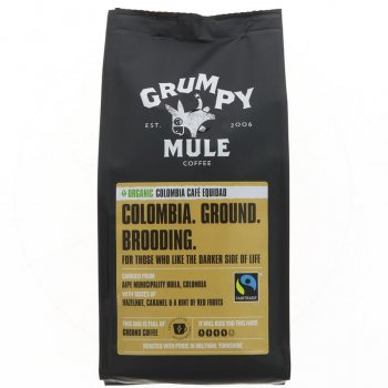 Grumpy Mule Organic Colombia Café Equidad Ground Coffee 227g