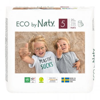 Eco by Naty Disposable Pull Up Pants - Junior - Size 5 - Pack of 20