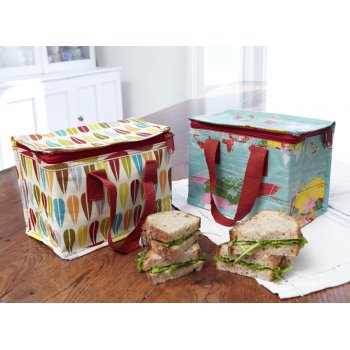 Recycled Lunch Bag World Map
