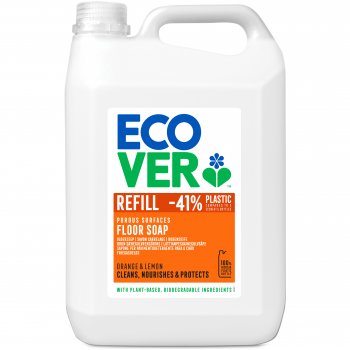Ecover Floor Soap Refill - Orange & Lemon - 5L