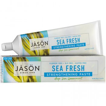 Jason Sea Fresh Strengthening Toothpaste - Deep Sea Spearmint - 170g