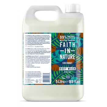 Faith in Nature Coconut Body Wash - 5L