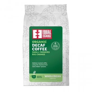 Equal Exchange Organic Decaffeinated Coffee Whole Beans - 200g