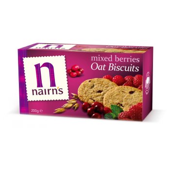 Nairns Mixed Berries Biscuits - Wheat Free - 200g