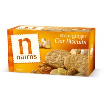 Nairns Stem Ginger Biscuits - Wheat Free - 200g