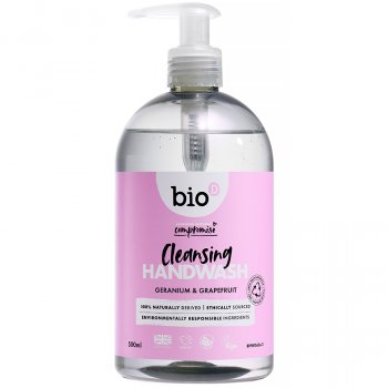 Bio D Cleansing Hand Wash - Geranium & Grapefruit - 500ml