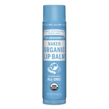 Dr Bronner Organic Lip Balm - Naked - 4g