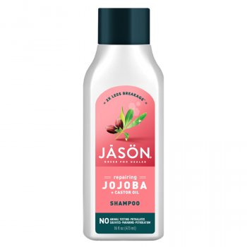 Jason Jojoba & Castor Oil Shampoo - Strong & Healthy - 473ml
