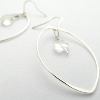 La Jewellery Recycled Olivia Silver Earrings