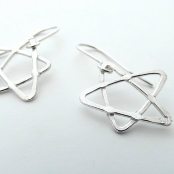 La Jewellery Recycled Wishing On A Star Earrings - Small