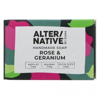 Alternative by Suma Handmade Soap - Rose & Geranium - 95g