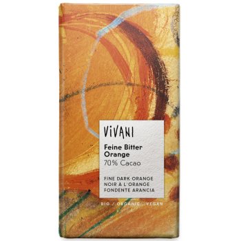Vivani Organic Dark Chocolate & Orange - 100g