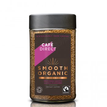 Cafedirect Fair Trade Organics Smooth Instant Coffee - 100g