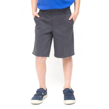 Boys Classic School Shorts - Grey - 3yrs Plus