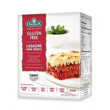 Orgran Rice & Corn Mini Lasagne Pasta Sheets - 200g