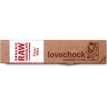 Lovechock Raw Organic Pure Nibs Chocolate 40g