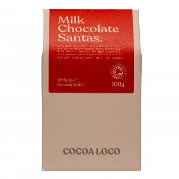 Cocoa Loco Milk Chocolate Santas - 100g