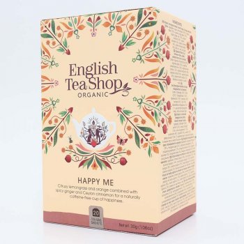 English Tea Shop Organic Happy Me Tea - 20 Bags - Sachets
