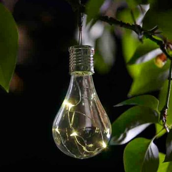 “Eureka” Solar Powered Lightbulb Lantern - 6 Pack