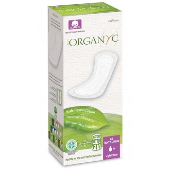Organyc Panty Liners - Light - Pack of 24