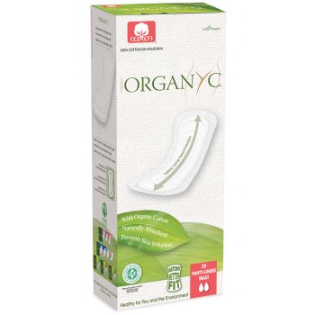 Organyc Panty Liners - Extra Long - Pack of 20