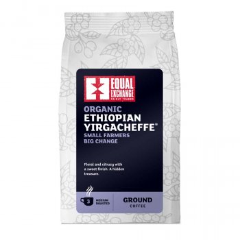 Equal Exchange Ethiopian Yirgacheffe Roast & Ground Coffee - 200g