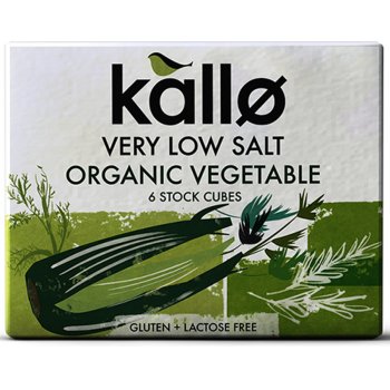 Kallo Low Salt Vegetable Stock Cubes 66G